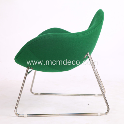 Wool Fabric K2 Sled Chair